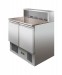 AFP / PS900 tn pizzeria fridge counter in stainless steel