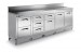 Static refrigerated bar counter BBL2000AB3P with provision for counter top