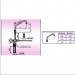 Knee-type sink and hand basin tap AFP / WASH07 dispenser