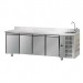 AFP / TF04MIDGNLAL pizzeria fridge counter in stainless steel